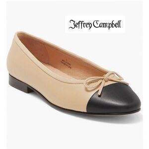 Jeffrey Campbell Arabesque Cap Toe Ballet Flats